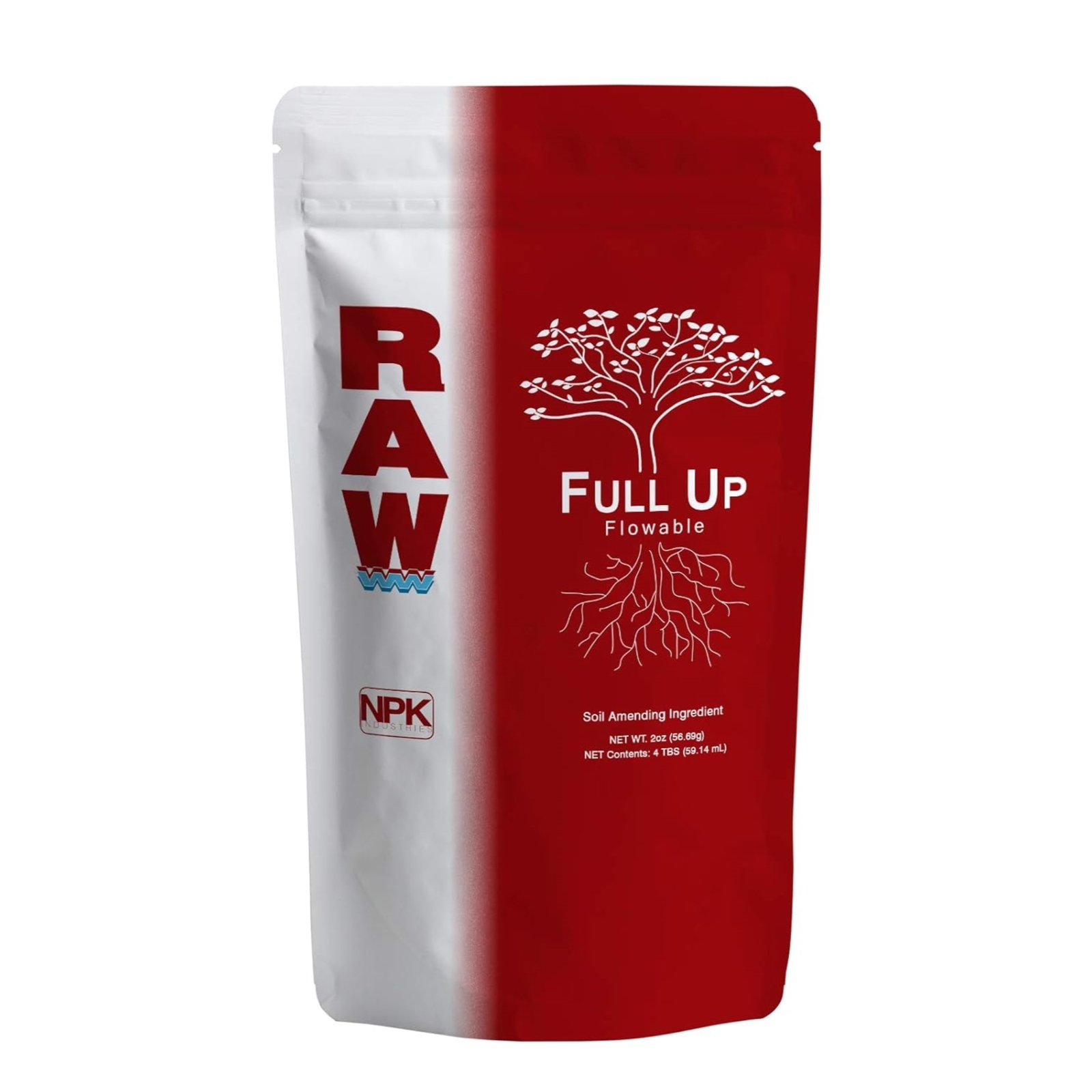RAW Full Up Flowable Water-Soluble Premium Fulvic Acid Fertilizer, 2oz
