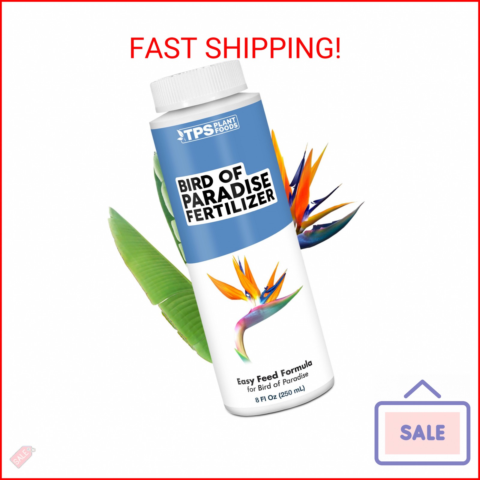 Bird of Paradise Fertilizer – Liquid Plant Food for Bigger Tropical Leaves, Stro