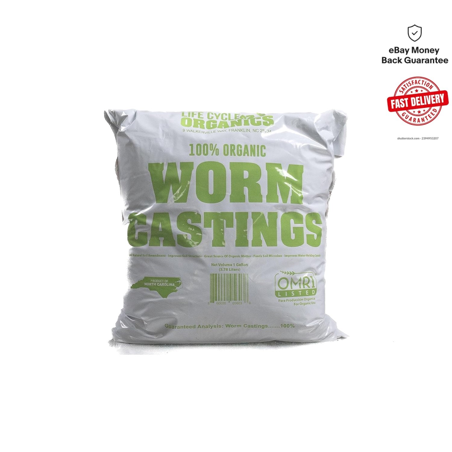 Eco-Friendly 100% Organic Worm Castings – Perfect for Vegetables & Flowers