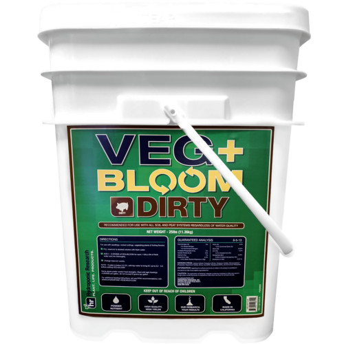 Veg+Bloom Dirty Formulated Nutrient Powder Soil and Peat Hydroponic Research