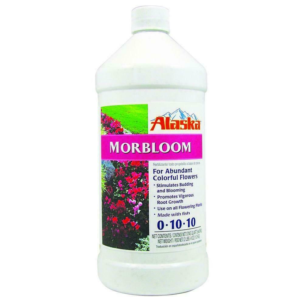 Alaska Morbloom Liquid Fertilizer Water Soluble 0-10-10 Plant Food Made 32 oz