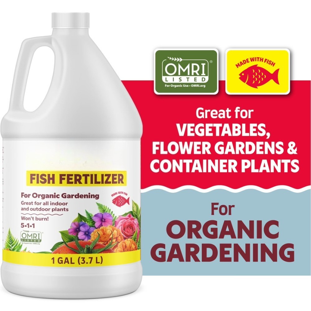 Fish Fertilizer 5-1-1 Plant Food, 1 gal