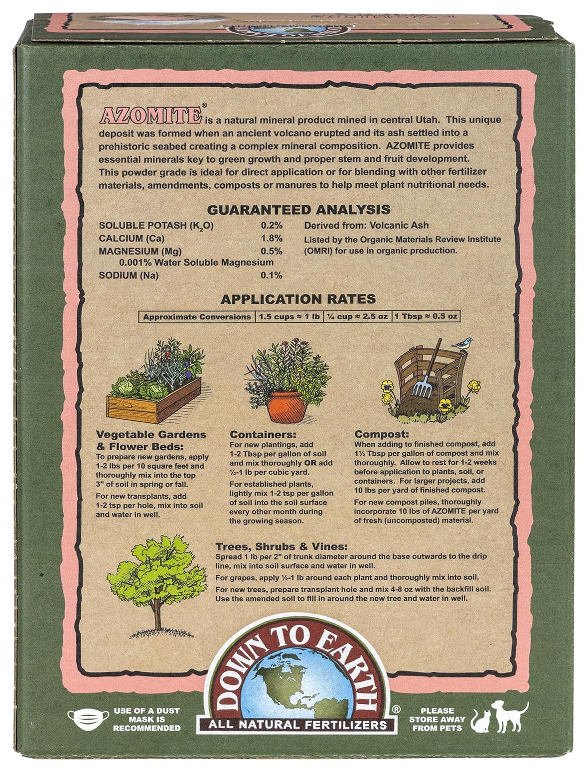 Organic Azomite Powder Trace Minerals – Essential Minerals for Improving Plan…