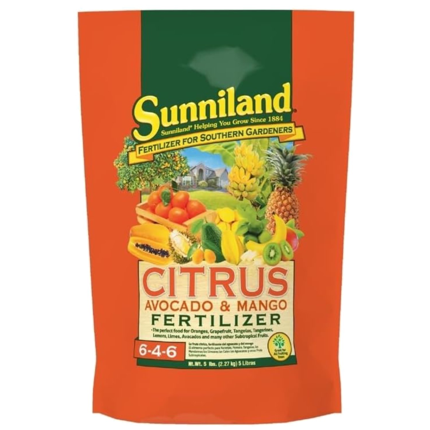 Tropical Fruit Fertilizer – Citrus, Avocado, Mango – 5 lb