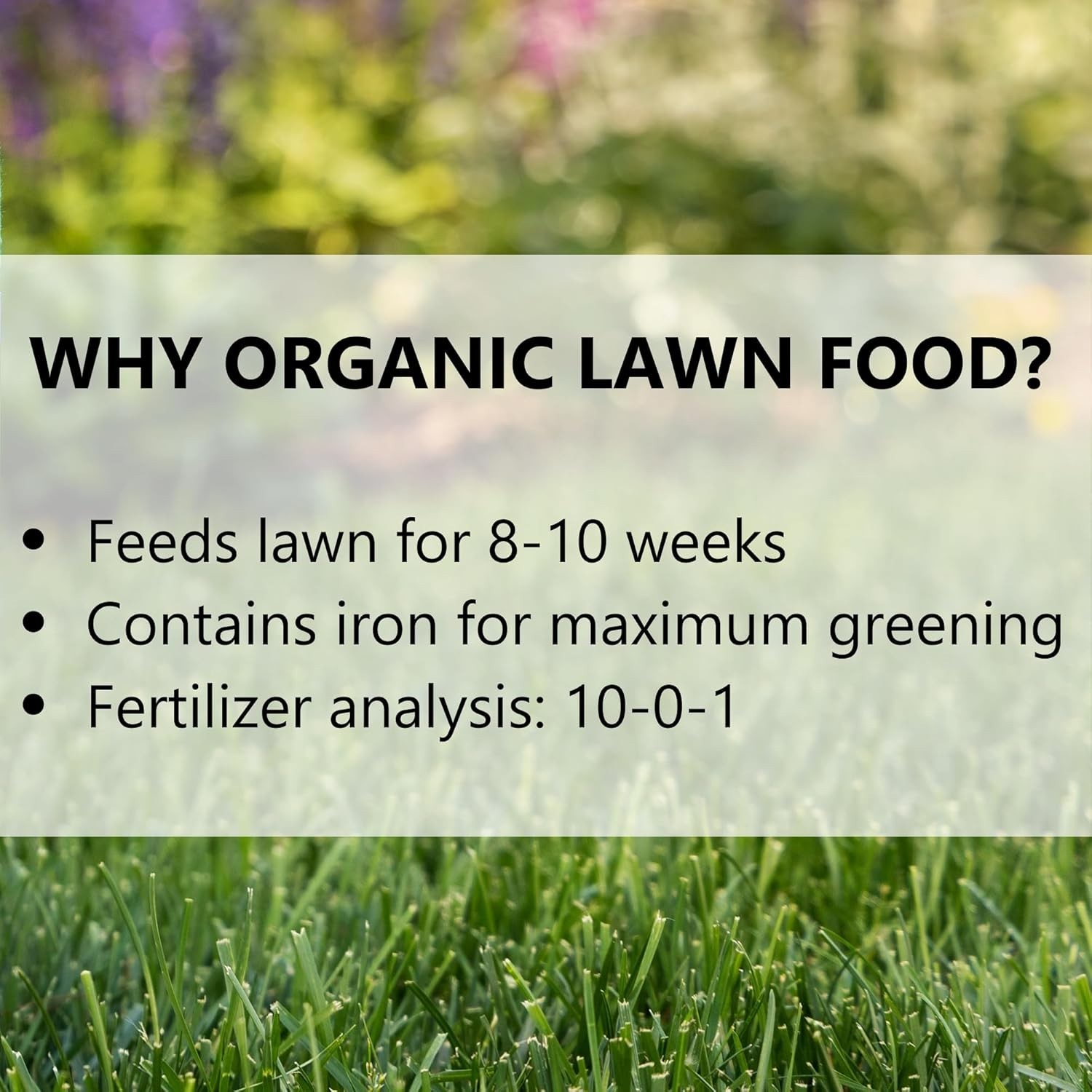 Organic Organic 8-0-1 Lawn Food for All Grass Types 20 lb. 5000 sq. ft.