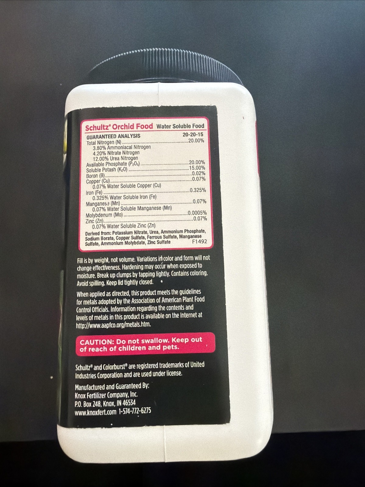 Orchid Food Fast Acting Water Soluble 10-Ounce – 20-20-15