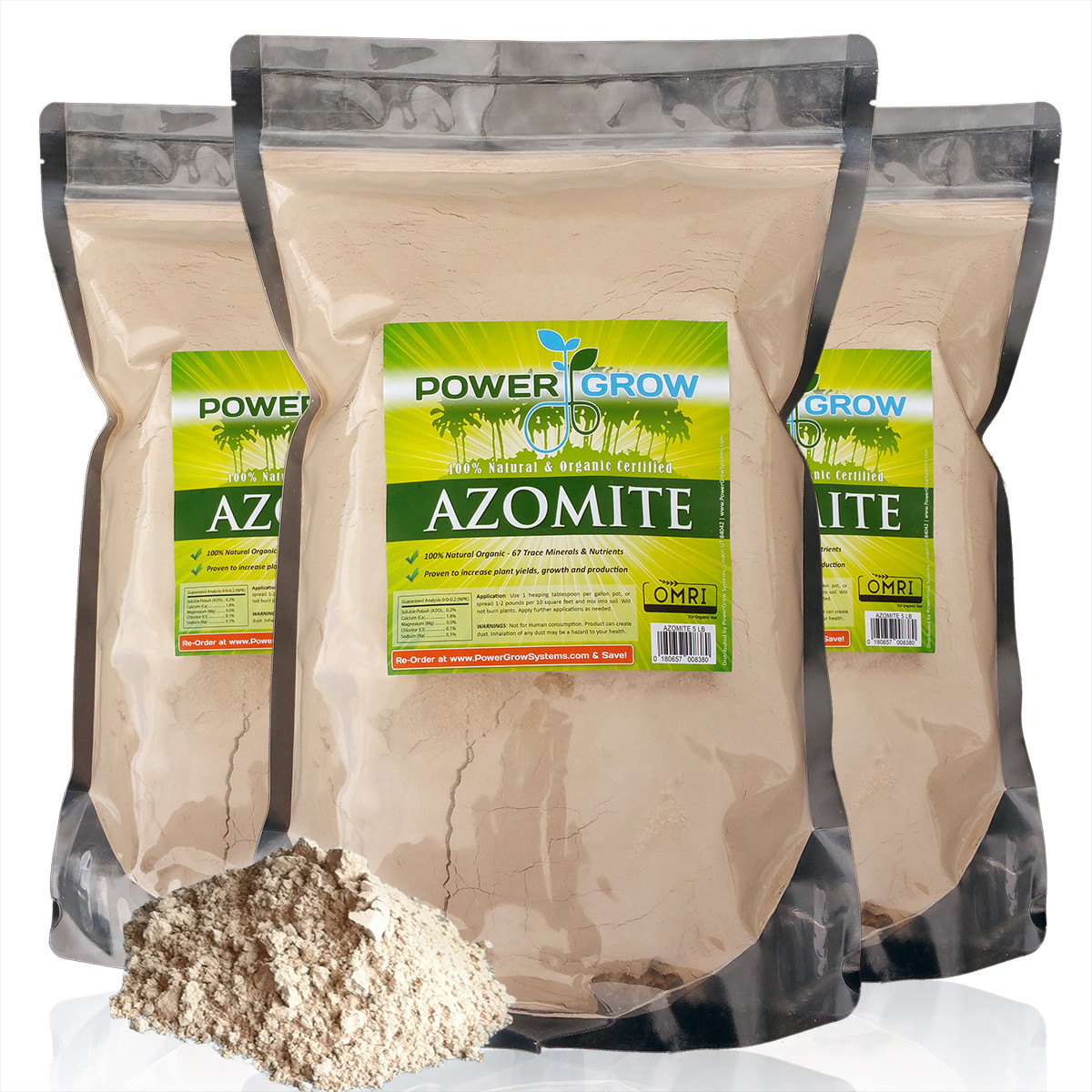 AZOMITE in Bulk – 100% Pure Azomite (5 Pounds) aka Rock Dust – Authorized Dealer