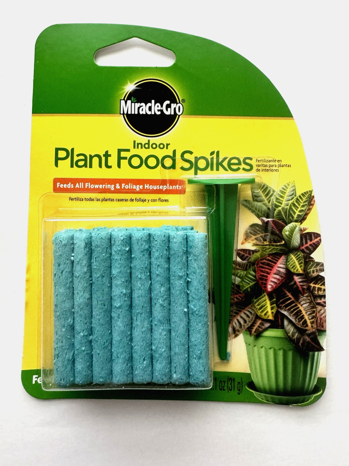Miracle Gro Indoor Fertilizer Plant Food With 24 Spikes Fast Grow Plants
