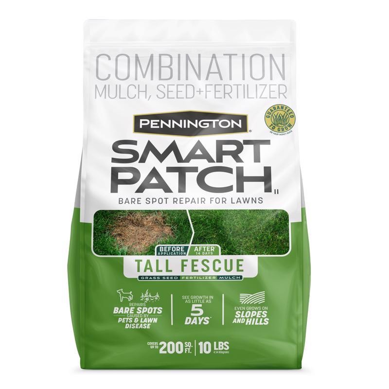 Pennington Smart Patch Tall Fescue Grass Sun or Shade Seed/Fertilizer/Mulch