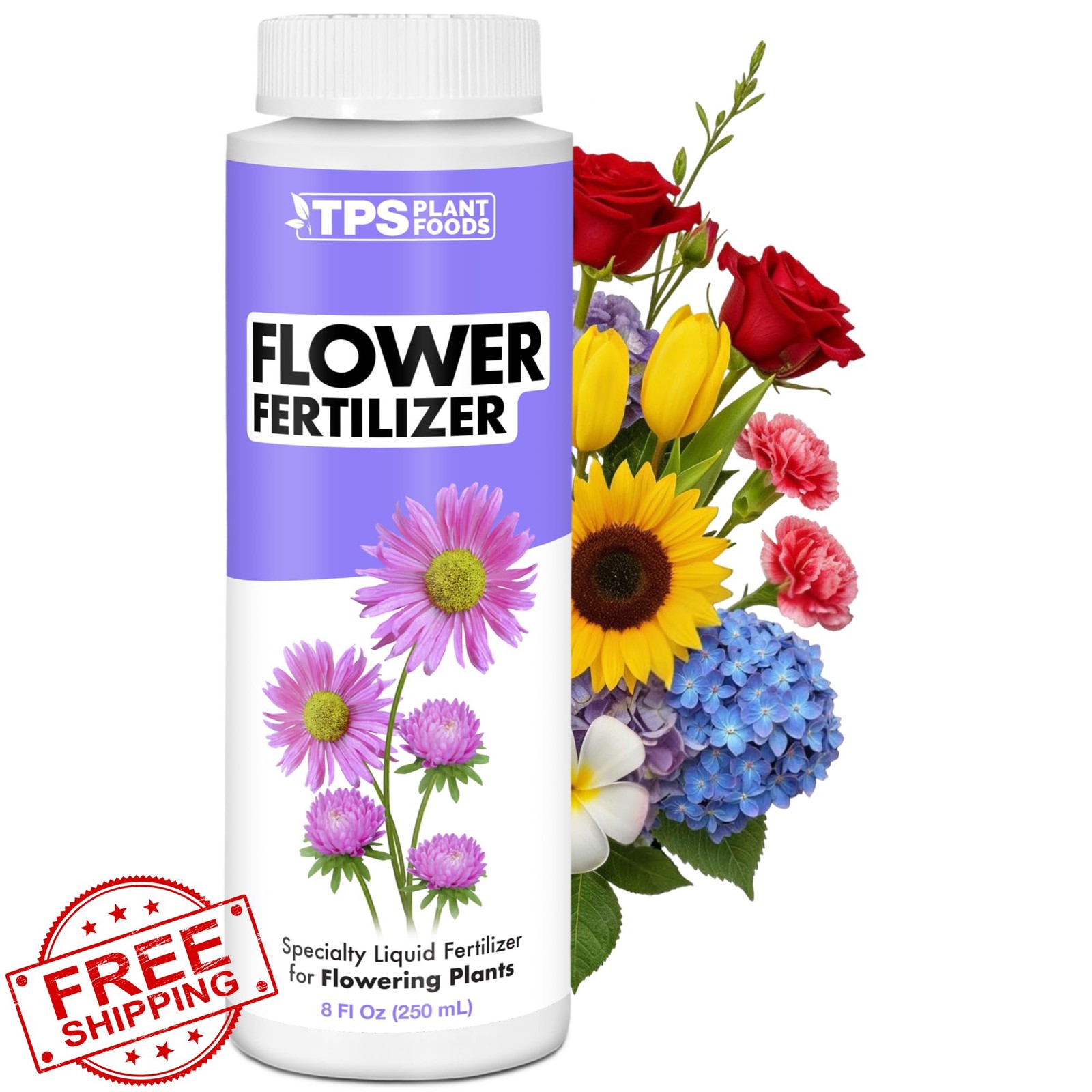 TPS NUTRIENTS Flower Fertilizer Liquid 8 oz Plant Food