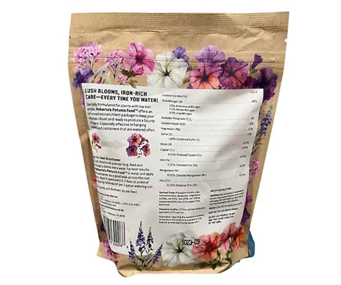 Roberta’s 1.5 Pound Plant Food Fertilizer