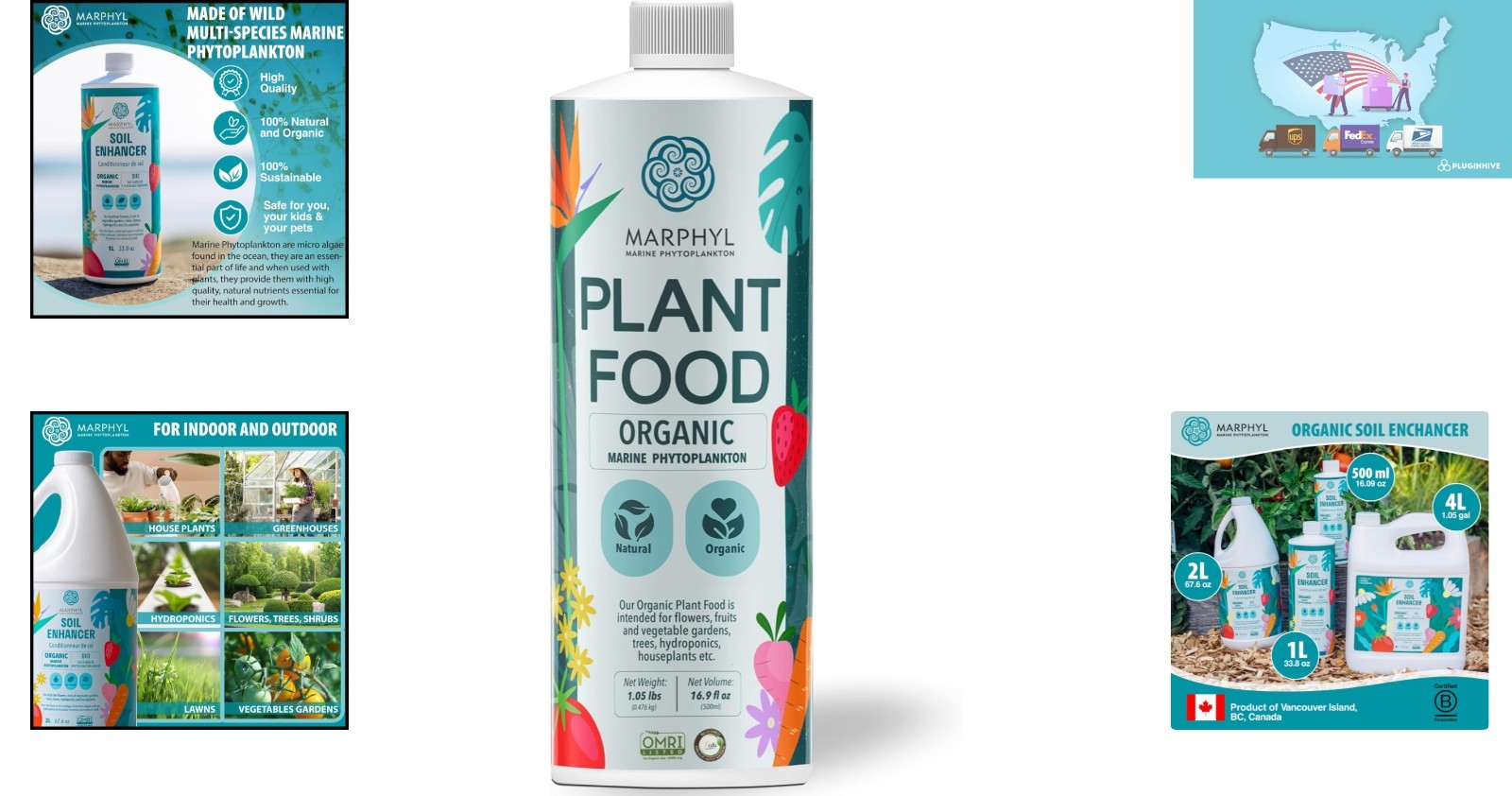All-Purpose Organic Fertilizer – Enhance Soil & Promote Vibrant Growth, 16.9 Oz