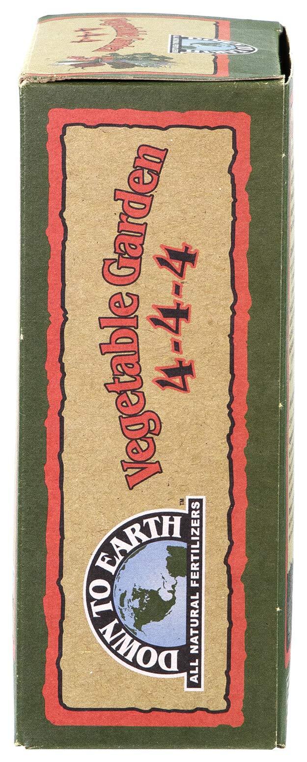 Down To Earth Organic Vegetable Garden Fertilizer 444 1lb