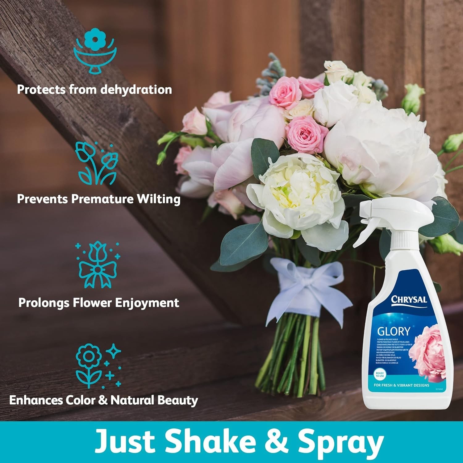 Chrysal Professional Glory Flower and Foliage Finish 500ml