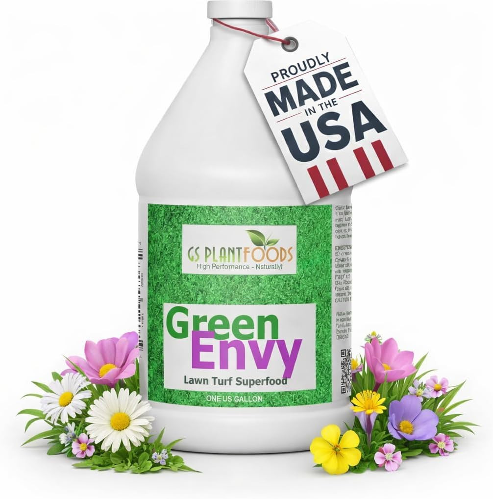 Green Envy Liquid Lawn Food – Fall & Winter Lawn Prep Fertilizer for Strong Root