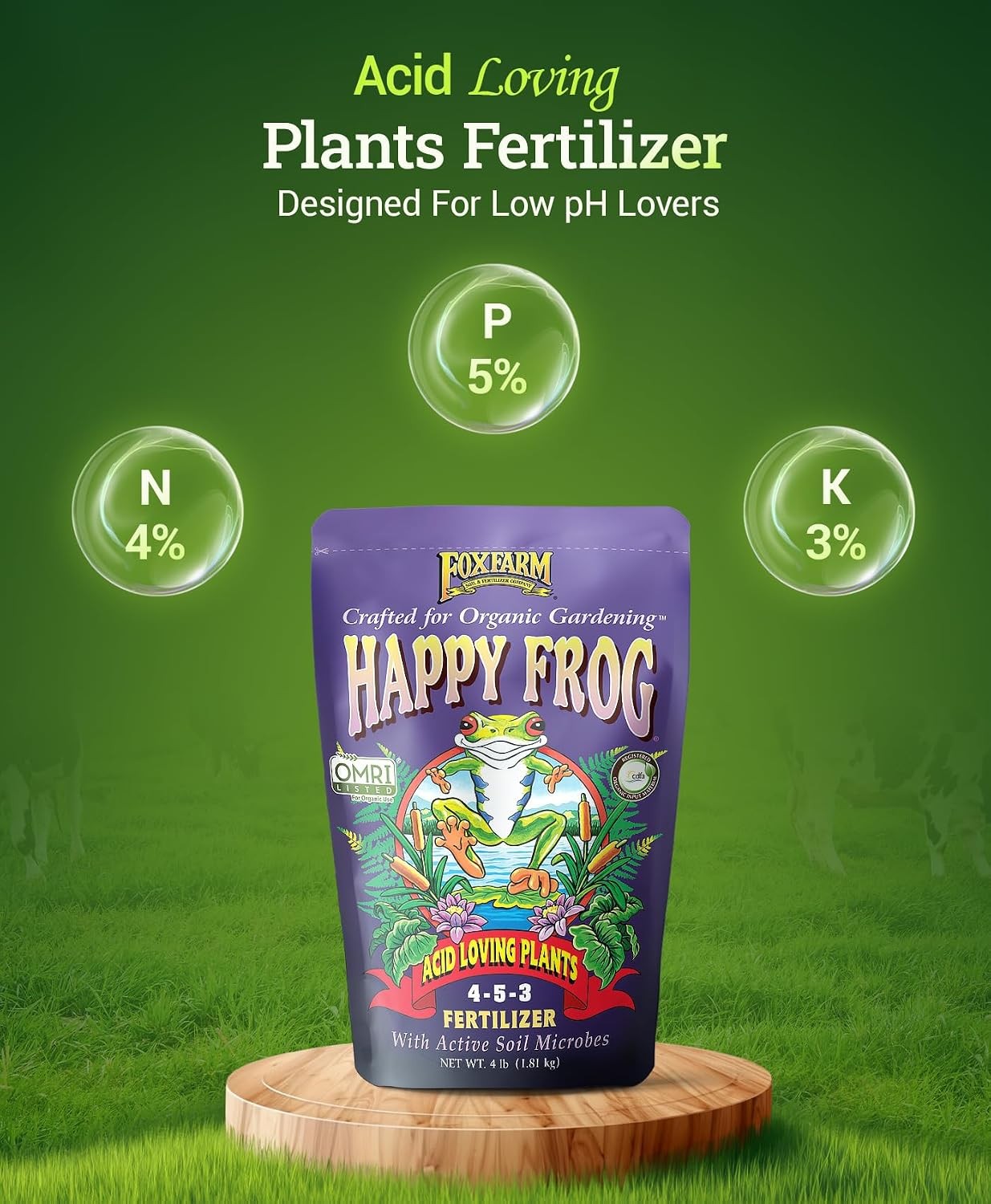 Happy Frog Acid Loving Plants Fertilizer Slow Release Fertilizer Azaleas
