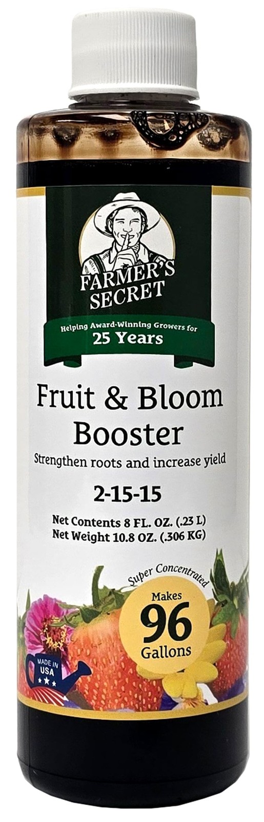 Farmer’s Secret Fruit & Bloom Booster Fertilizer – Super Concentrated – Boost…