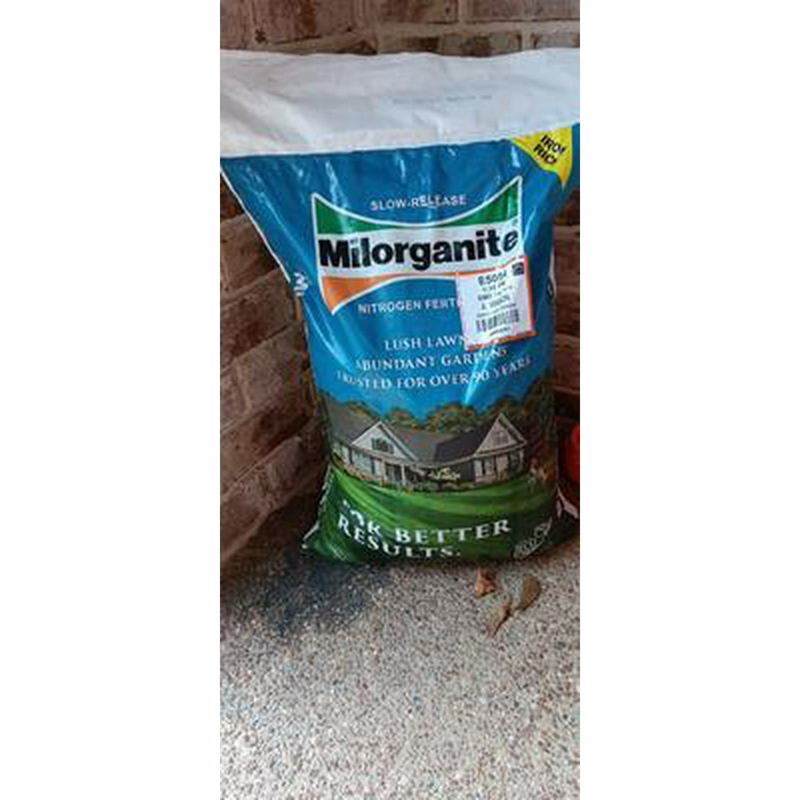 2 Pack Milorganite 6-4-0 Organic Nitrogen Lawn Food Fertilizer 32lb Bags