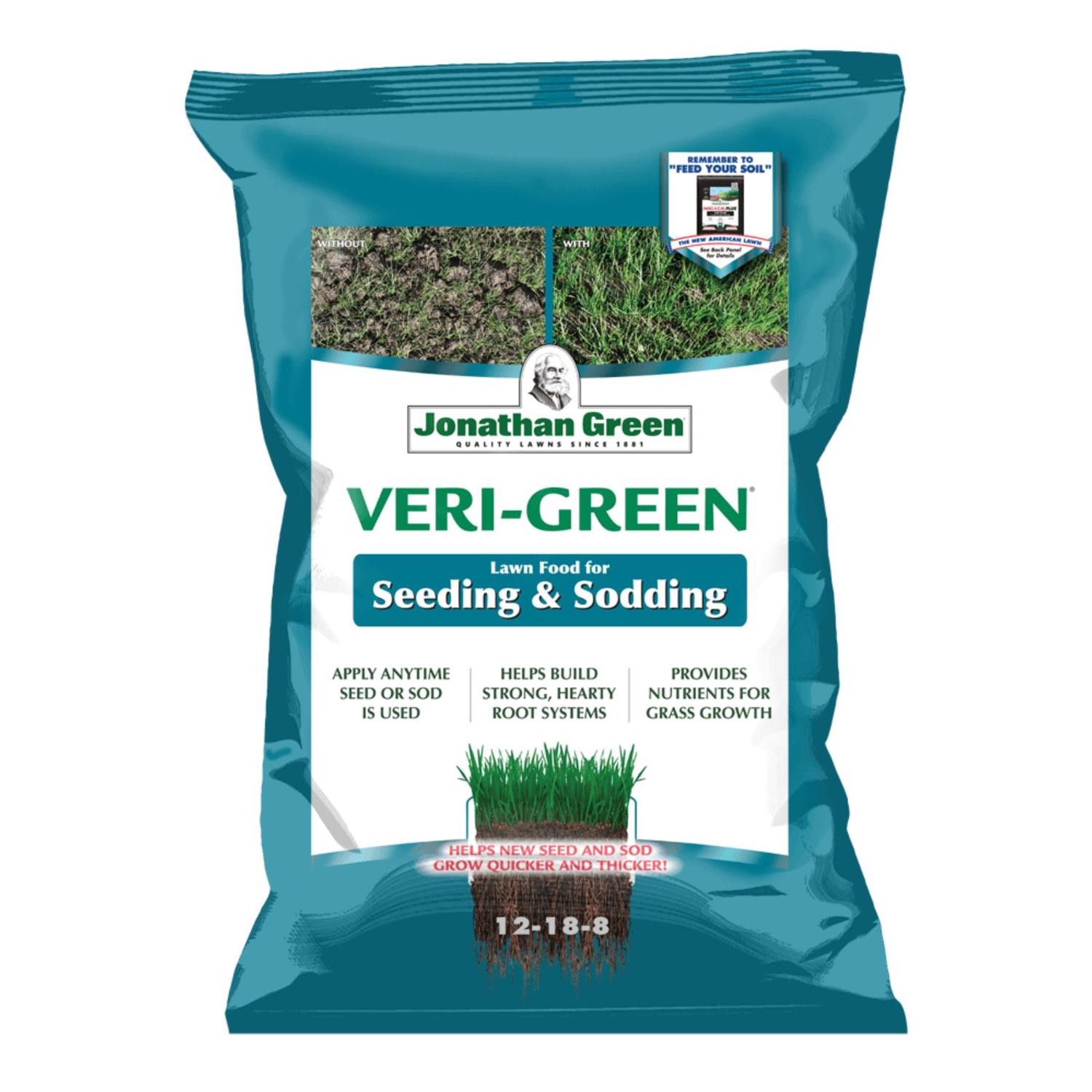 Jonathan Green Veri-Green Lawn Starter Lawn Food For All Grasses 15000 sq ft