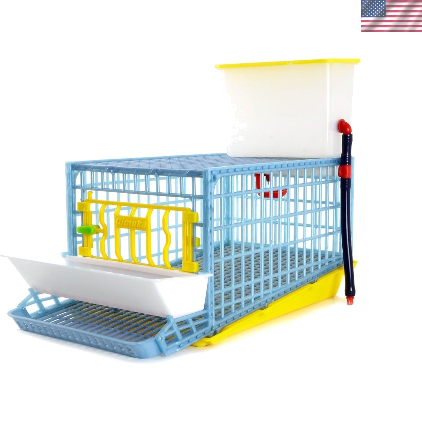Quail Breeding Cage Indoor – 1 Section Comfortplast Quail Coop for Up to 5 Bi…