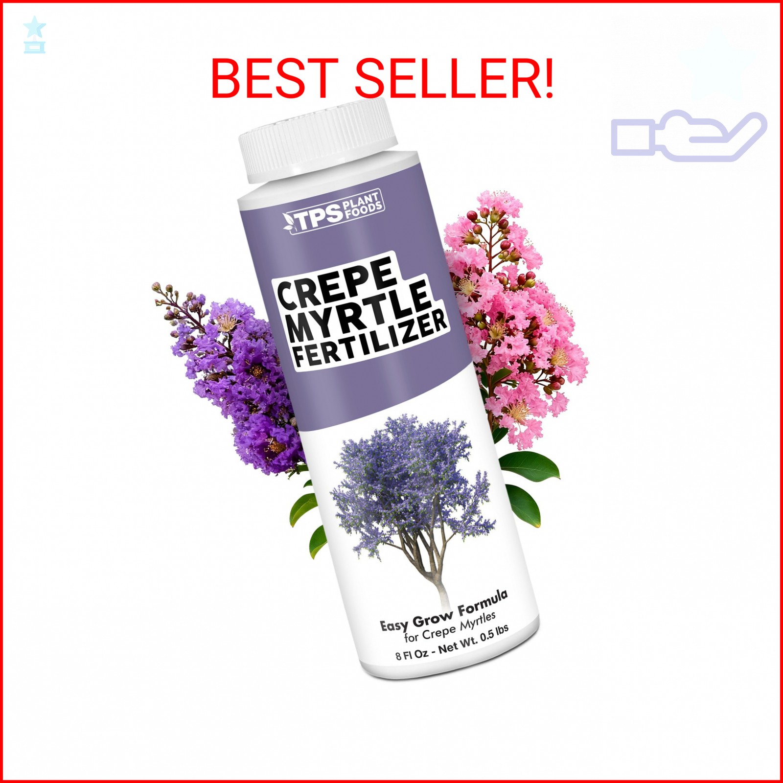 Crepe Myrtle Fertilizer – Liquid Plant Food for More Blooms, Vibrant Color Healt