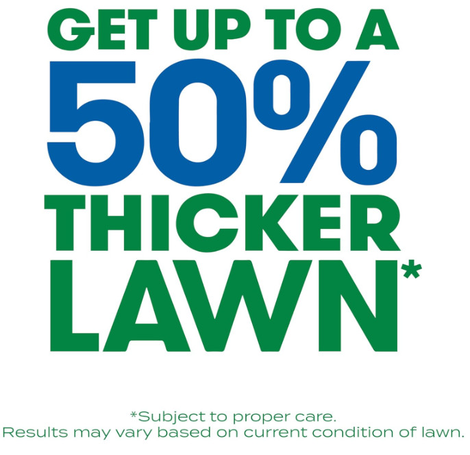 Scotts Turf Builder Thick’R Lawn Sun & Shade Seed, Fertilizer & Soil 40 lb
