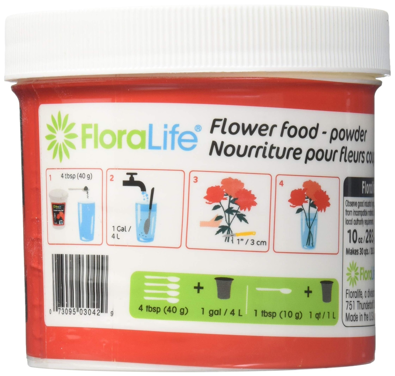 Smithers Cut Flower Food Crystal Clear 10 Ounce
