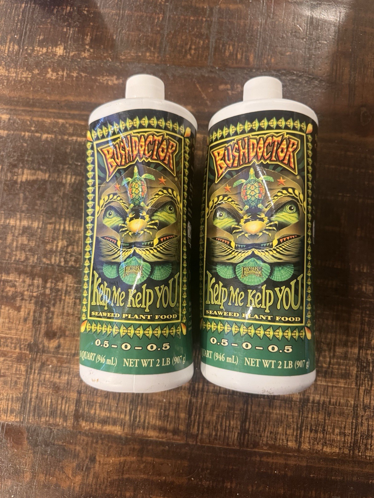 2x-FoxFarm Bushdoctor Kelp Me Kelp You Fertilizer 1 Quart Per Bottle (2 Total)
