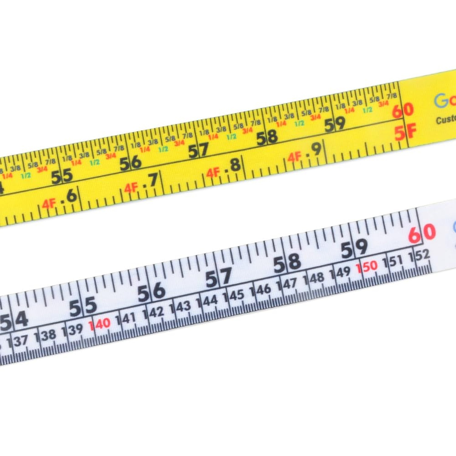 60” Fractional Inch and Decimal Engineer Scale Cloth Tape Measure | All Purp…