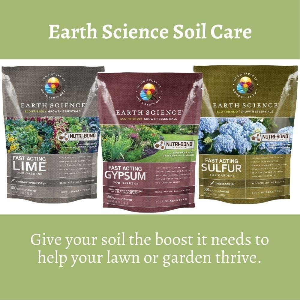 Fast Acting Lime Granules-5lb- Instantly Raise pH of Soil & Reduce Nutrient