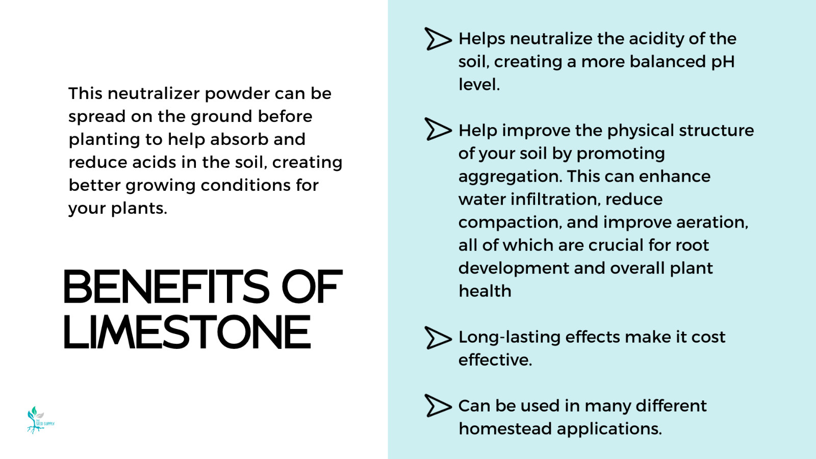 2 Pound Limestone Calcium Carbonate Powder | Organic Fertilizer | pH Neutralizer