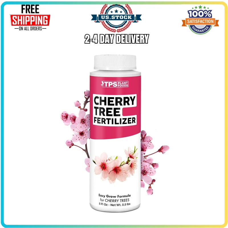 Cherry Tree Fertilizer Liquid Plant Food for Blooms Fruit and Roots 8 oz