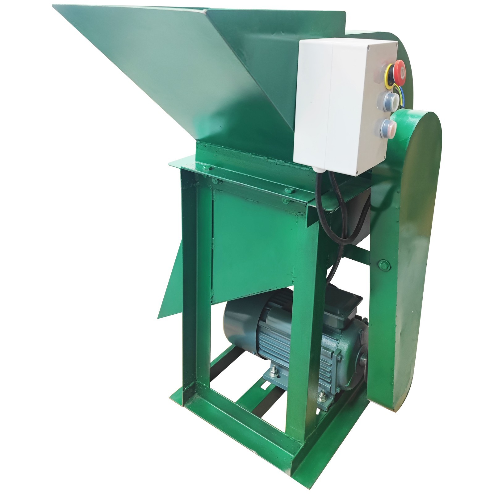 Organic Fertilizer Crusher Soil Shatter Machine with 3mm Screen 220V 4HP 2-3T/h