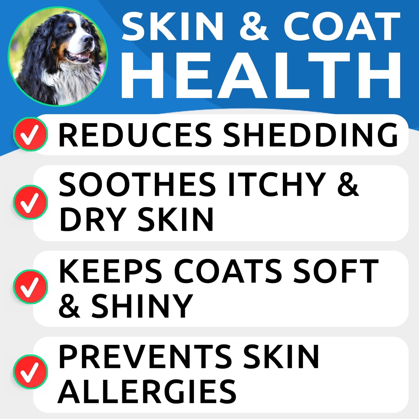 BARK&SPARK Omega 3 for Dogs and Cats-180 Fish Oil Treats for Dogs & Cats Shed…