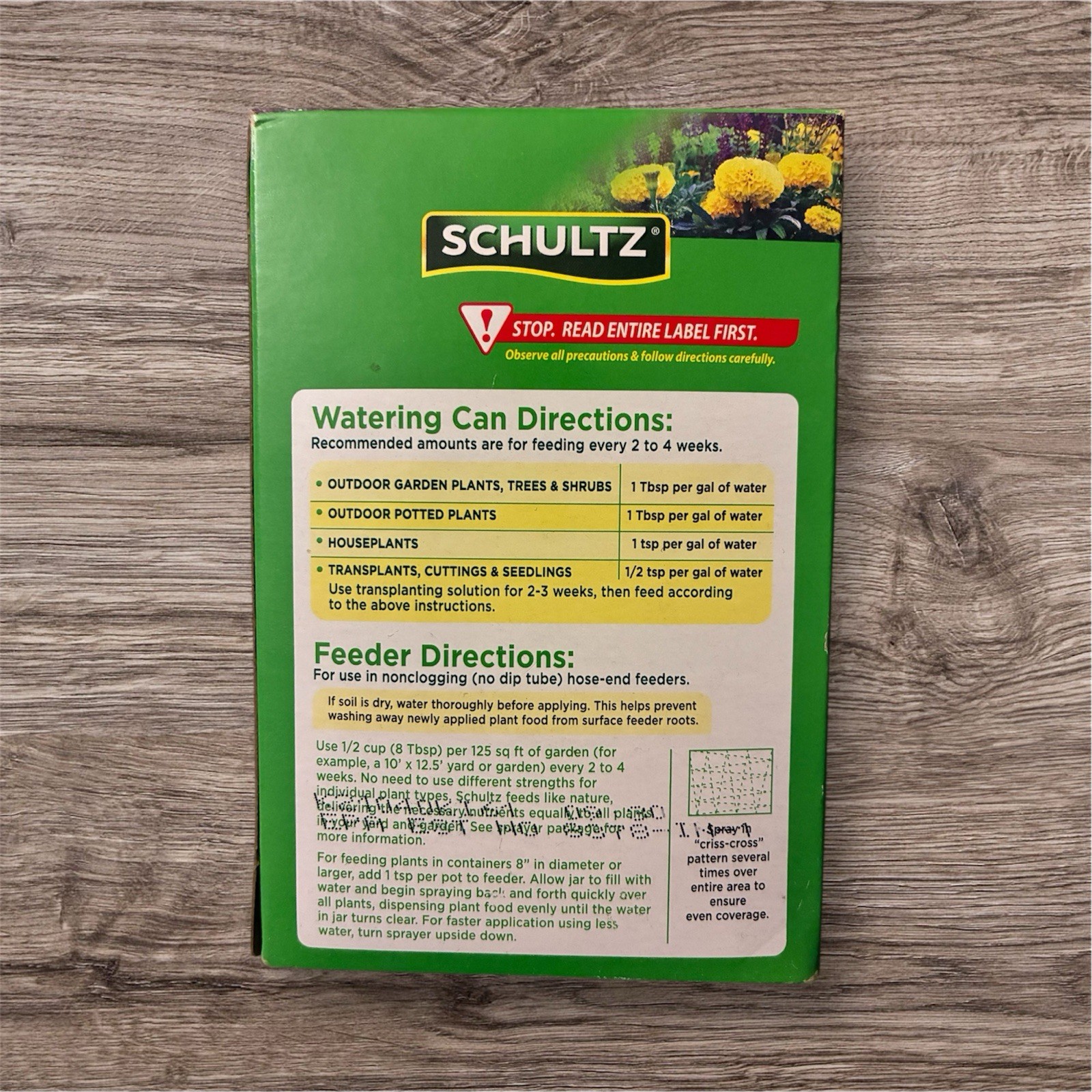 Schultz All Purpose Plant Food 20-20-20 Fast Acting Water Soluble 1-1/2 lb..