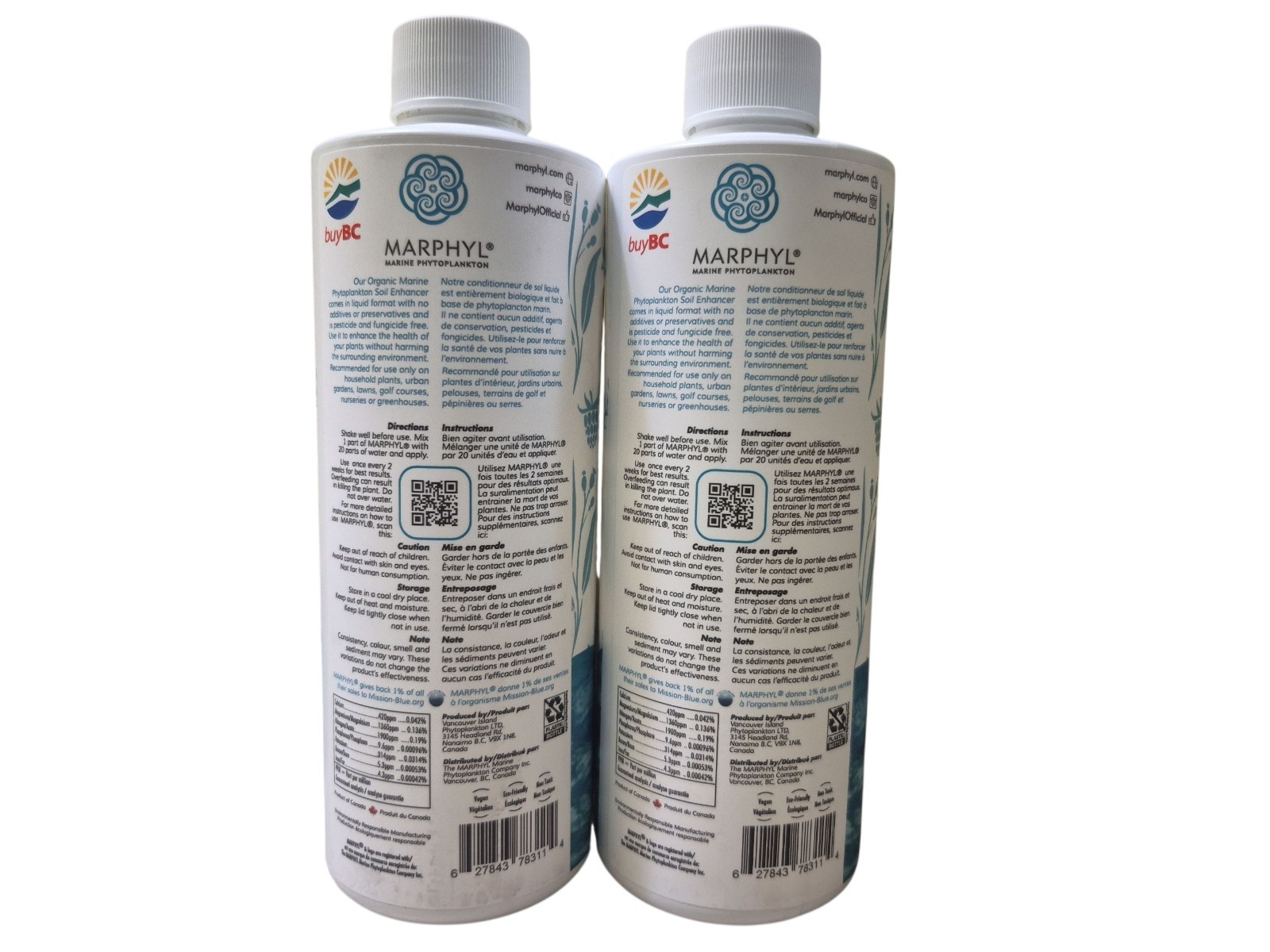 (2 Pack) Marphyl Organic Liquid Hydroponics Fertilizer – Liquid Plant Food