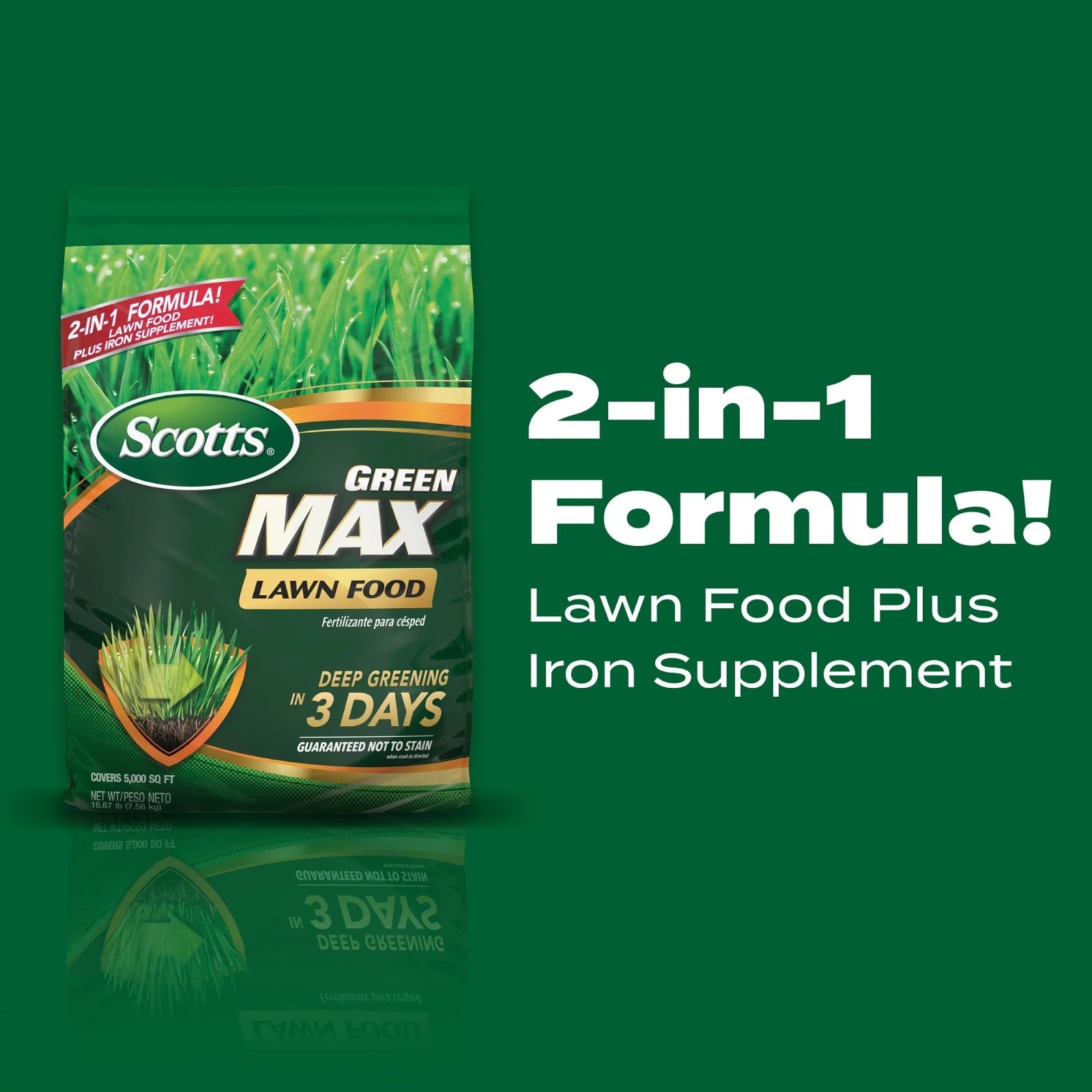 Scotts Green Max Lawn Food. 16.9 lbs.. 5.000 sq. ft.