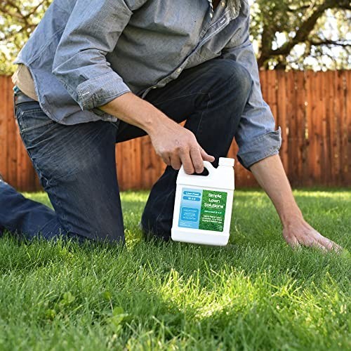 16-4-8 Liquid Lawn Fertilizer Concentrate – Spring & Summer Grass Food, Fish & K