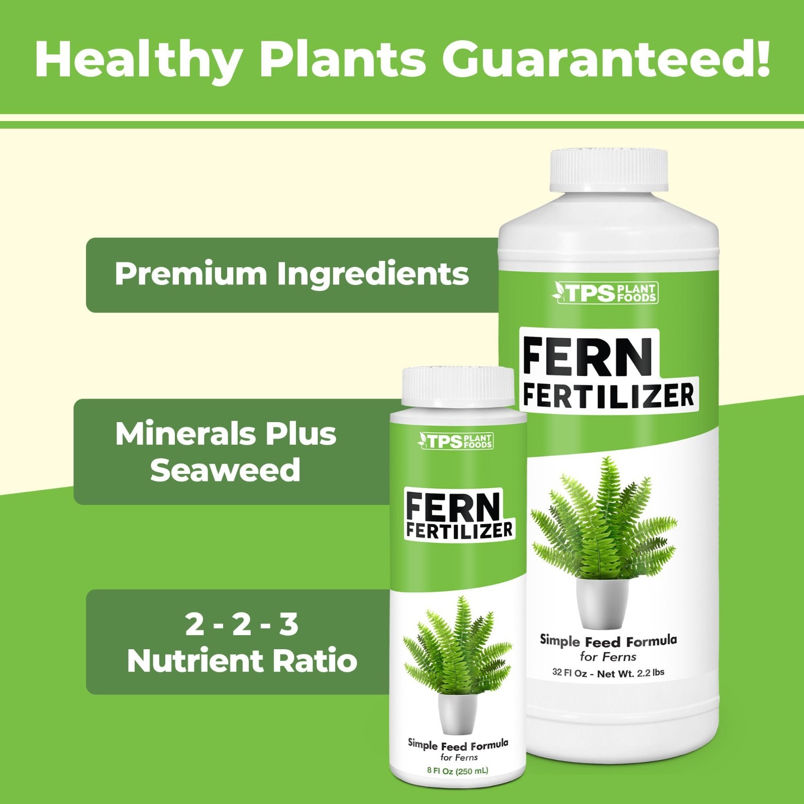 Liquid Fern Fertilizer – Plant Food for Lush Growth, Deep Green Fronds, 1 Gallon