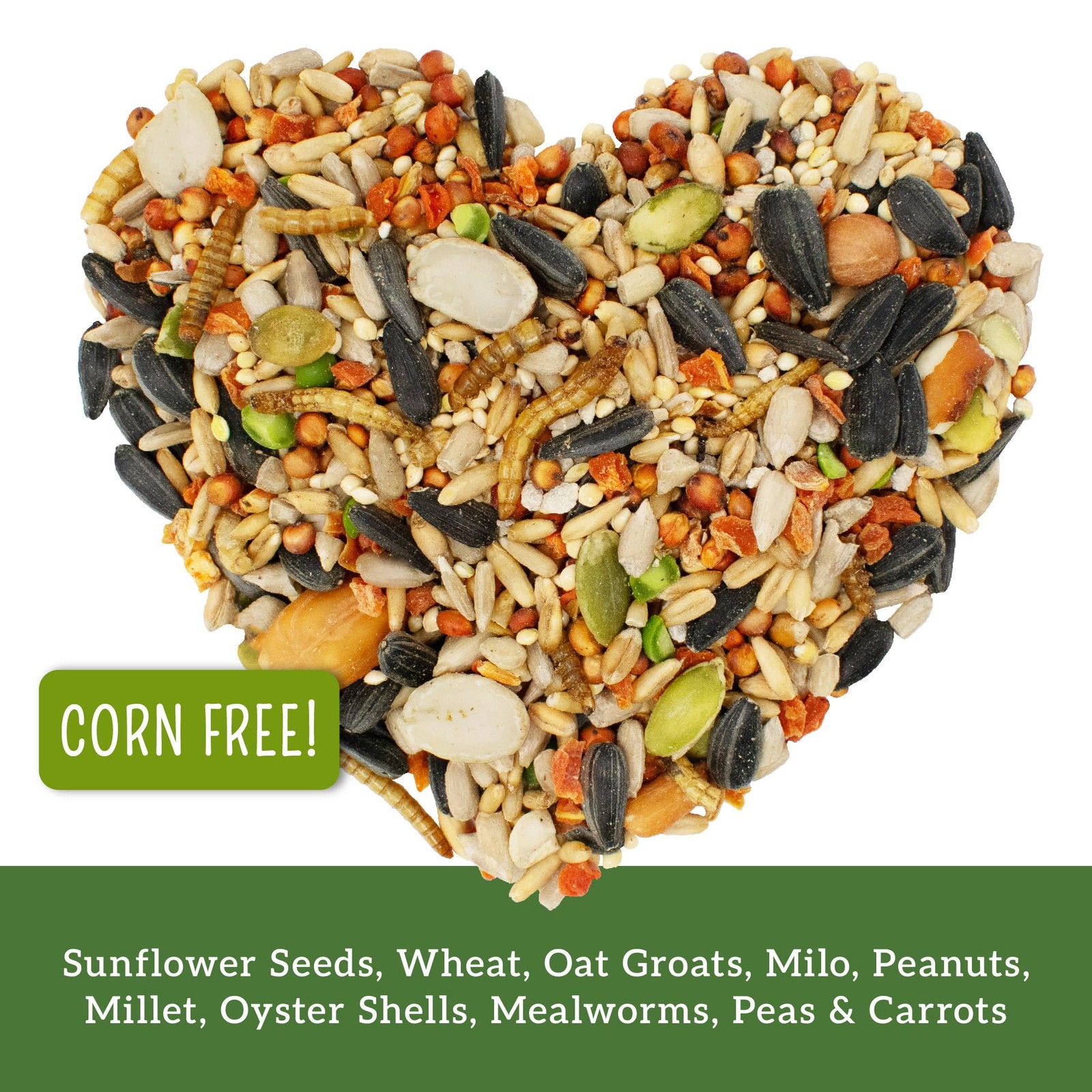 5lb Chicken Snacks – Veggies & Mealworms – Corn-Free Treats