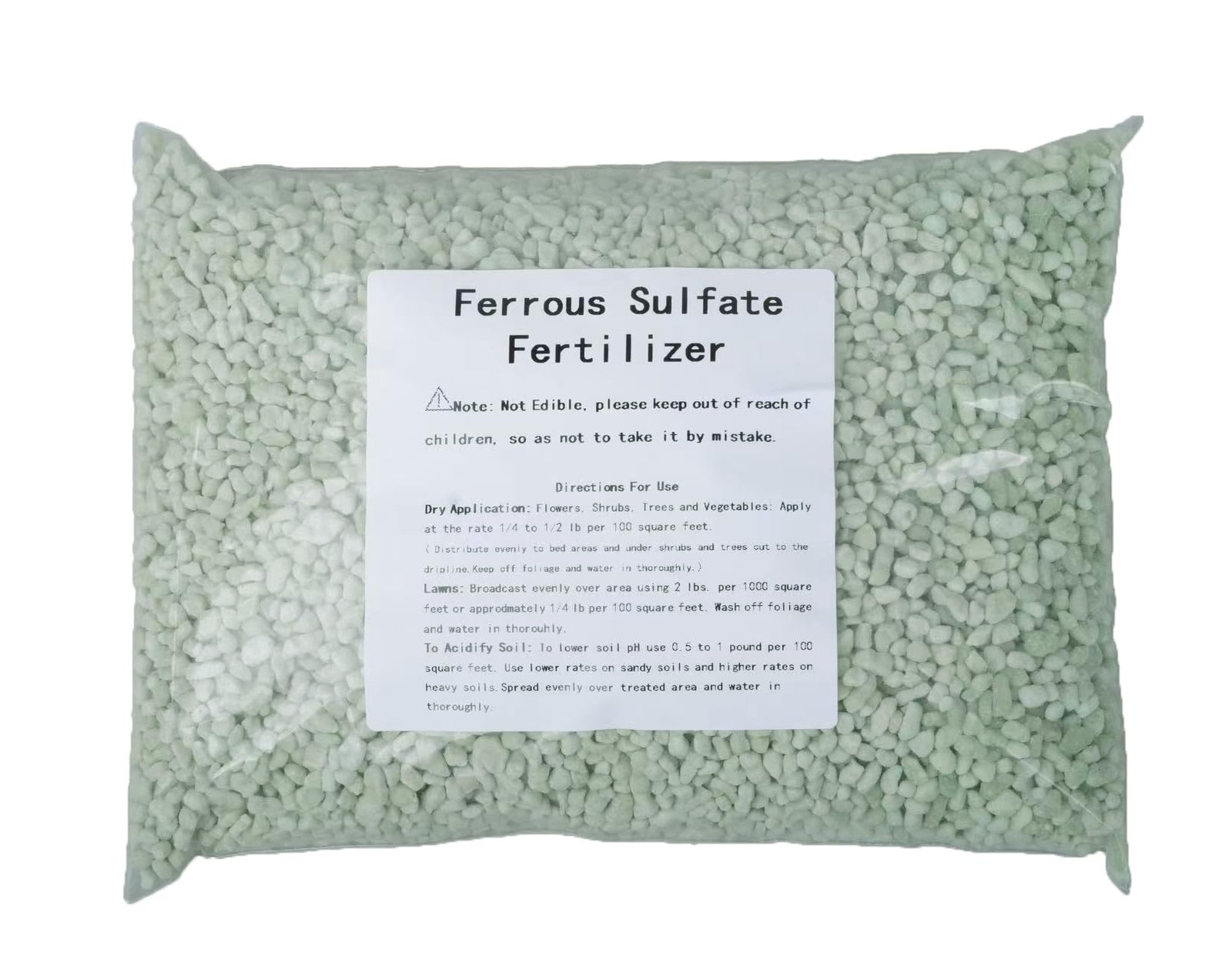 Ferrous Sulfate Fertilizer for Plants, Heptahydrate 1 pound