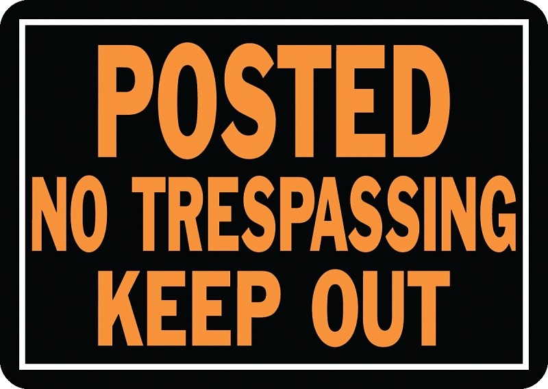 Hy-Ko Products 813 Posted No Trespassing Keep Out Aluminum Sign 9.25″