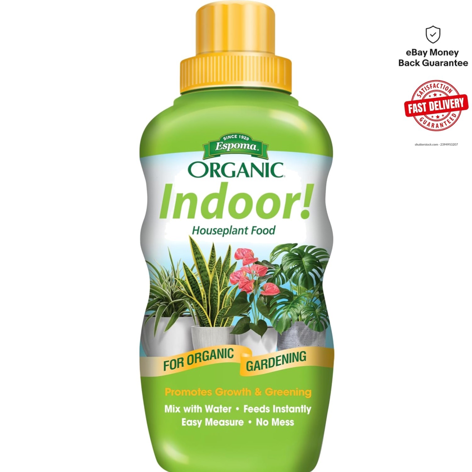 Concentrated 8 oz Organic Fertilizer for Thriving Indoor Plants – Safe for Kids