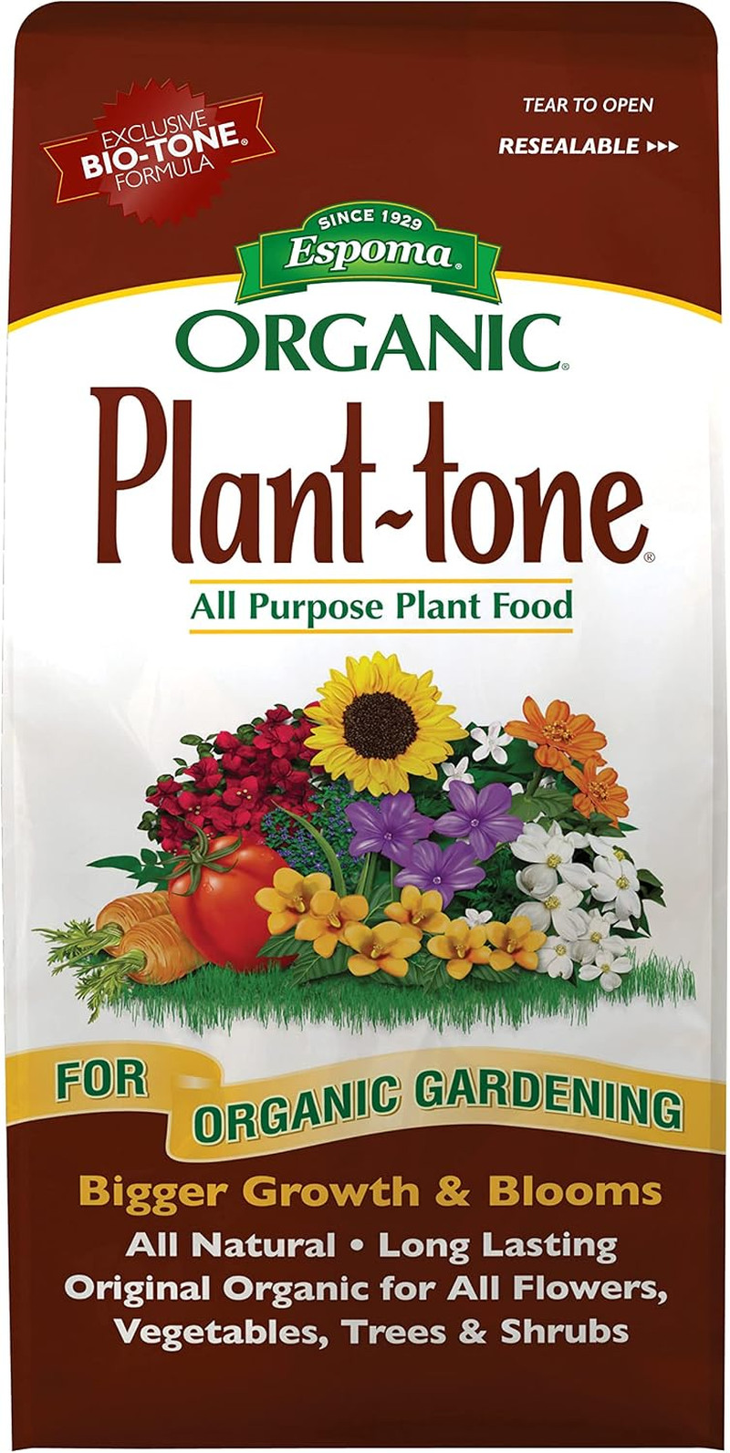 Organic Plant Food Natural All Purpose Fertilizer Flowers Vegetables Trees 4 Lbs