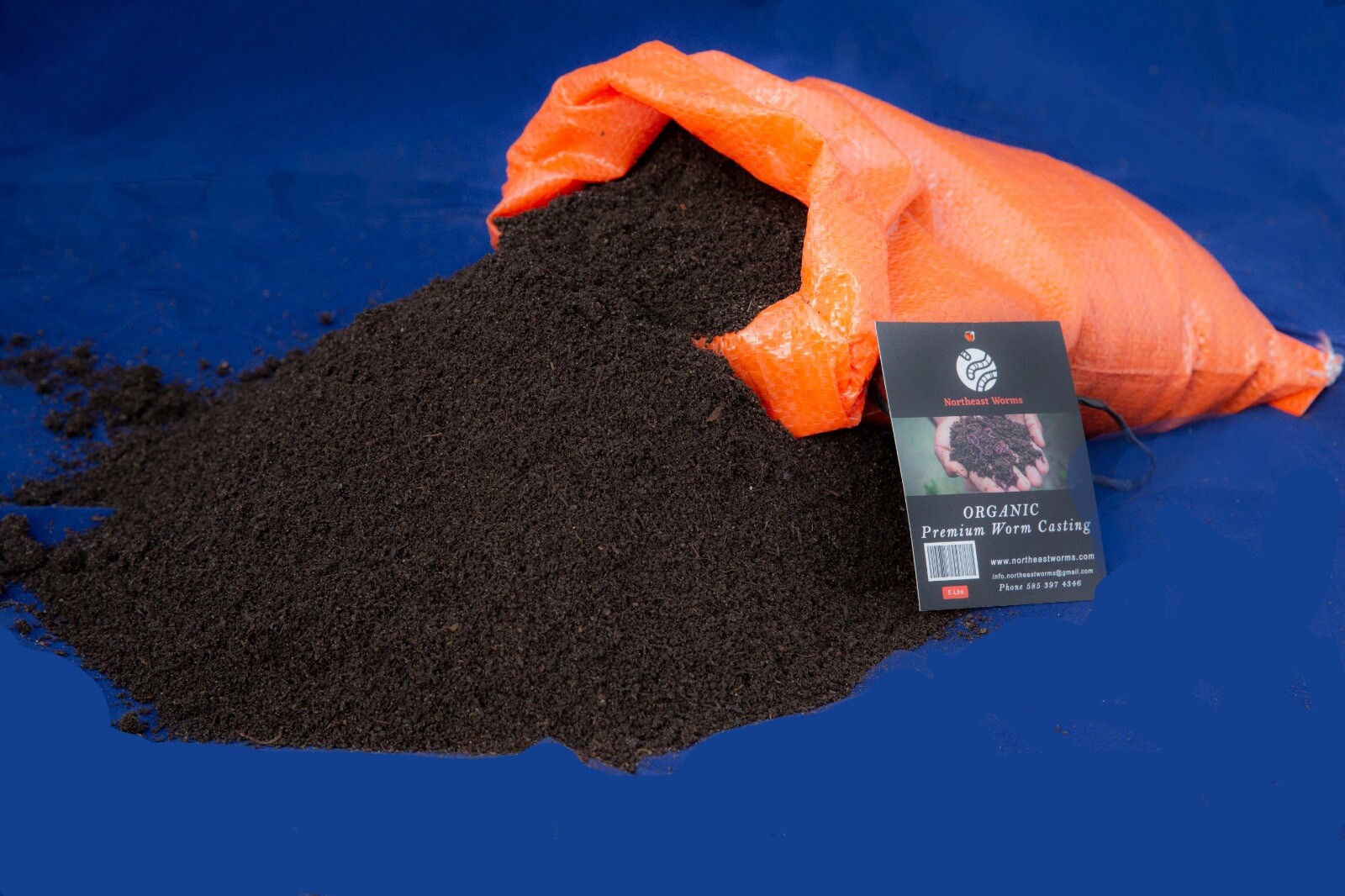 Worm casting 100% Pure And Organic. Two Gallons (8-10lbs) Bags. See Descriptions