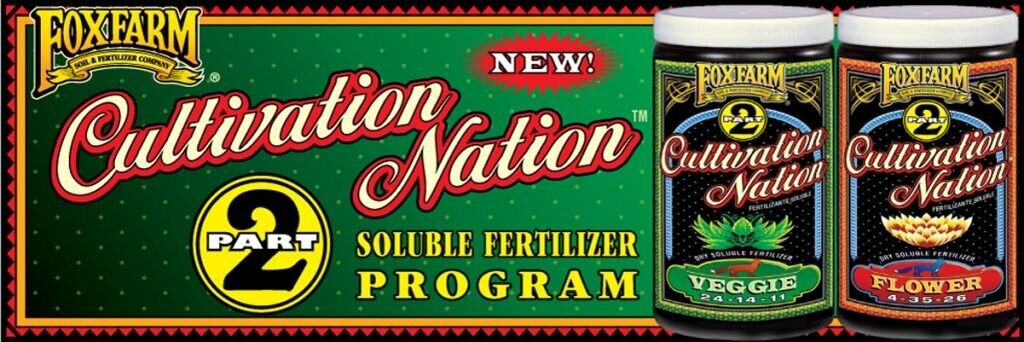 FoxFarm Cultivation Nation Flower & Veggie 150g Each & Bud Builder Protein FREE