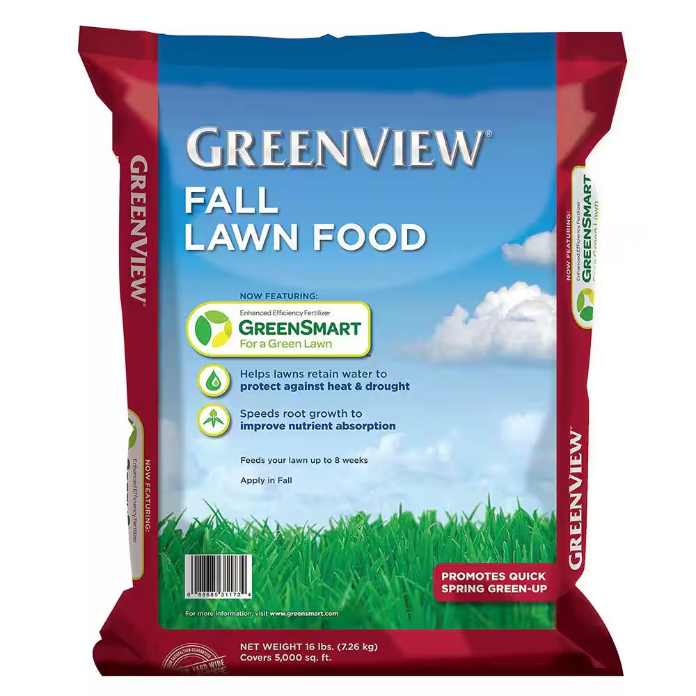 16 Lbs. Fall Lawn Food, Covers 5,000 Sq. Ft. (22-0-10)