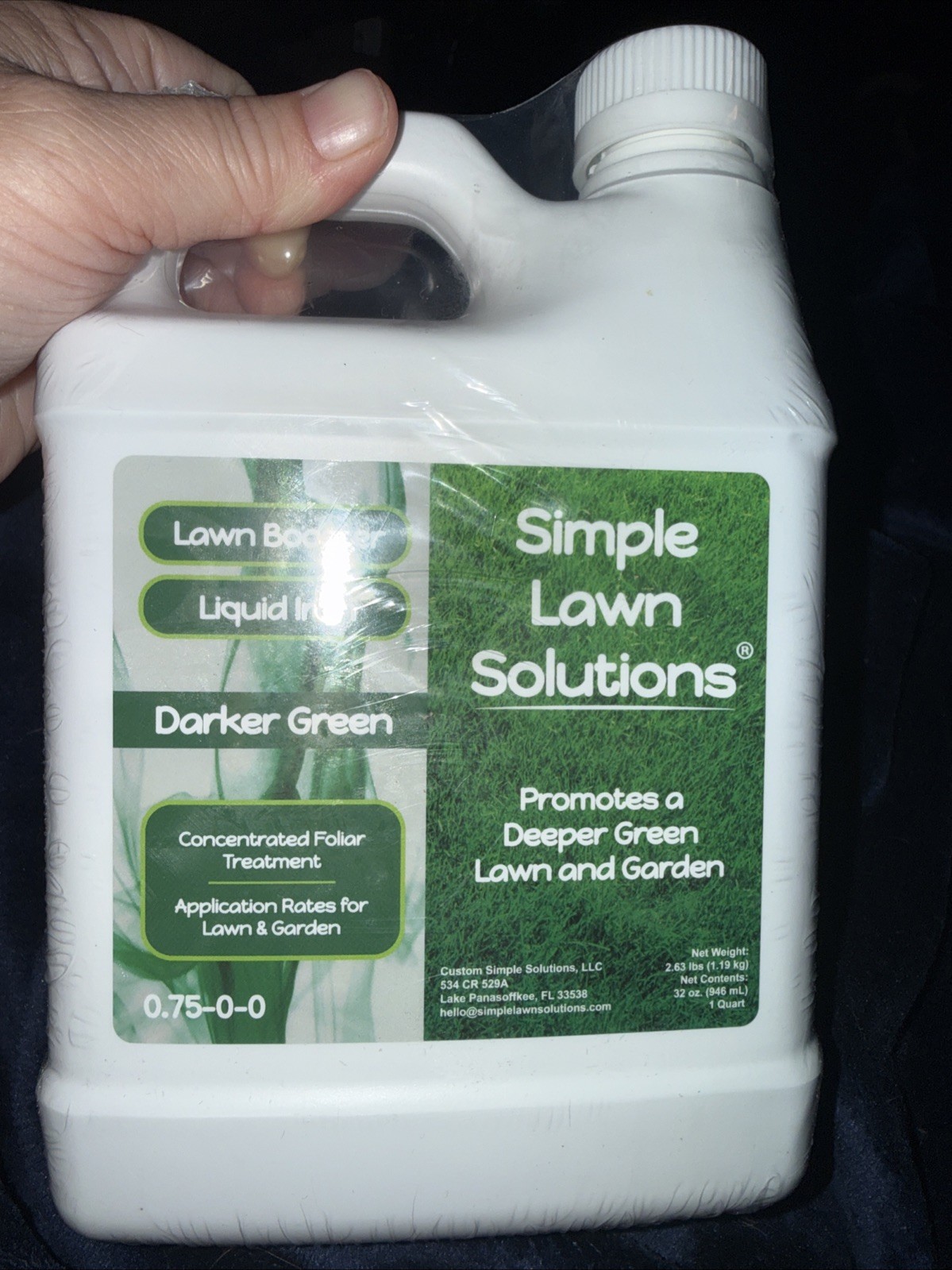 32 Oz Liquid Iron Fertilizer Darker Green Micronutrients Concentrated Plants New