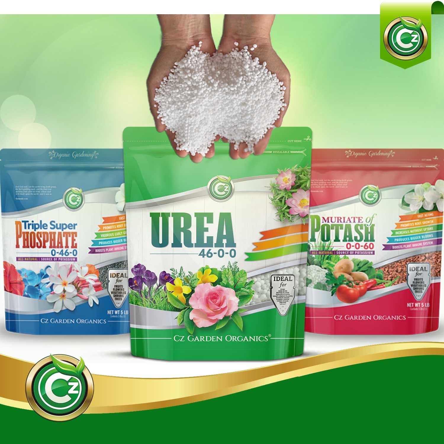 Urea Fertilizer 46-0-0 – 10LB Organic Plant Food for Lush Indoor/Outdoor Gardens