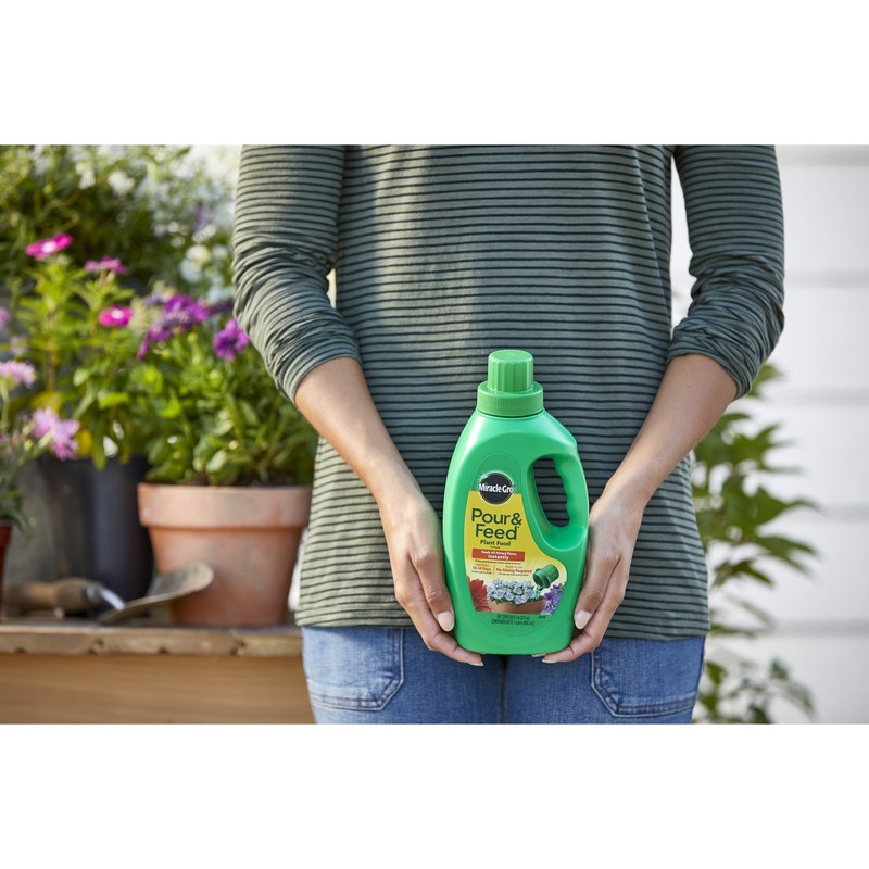 Miracle-Gro Pour & Feed Liquid Plant Food 32 oz (Pack of 3)